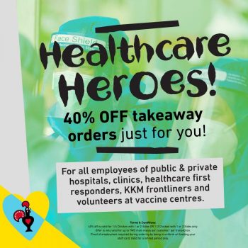 Nandos-Healthcare-Heroes-40-off-Promotion-350x350 - Beverages Food , Restaurant & Pub Johor Kedah Kelantan Kuala Lumpur Melaka Negeri Sembilan Pahang Penang Perak Perlis Promotions & Freebies Putrajaya Sabah Sarawak Selangor Terengganu 