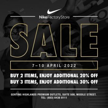 Nike-Factory-Store-Special-Sale-at-Genting-Highlands-Premium-Outlets-350x350 - Apparels Fashion Accessories Fashion Lifestyle & Department Store Footwear Malaysia Sales Pahang 