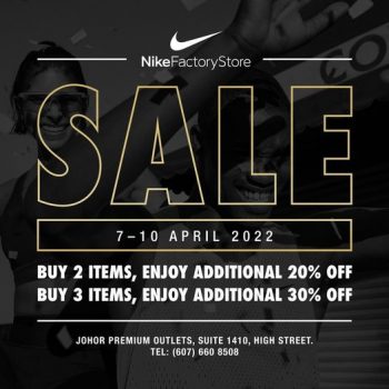 Nike-Special-Sale-at-Johor-Premium-Outlets-350x350 - Apparels Fashion Accessories Fashion Lifestyle & Department Store Footwear Johor Malaysia Sales 