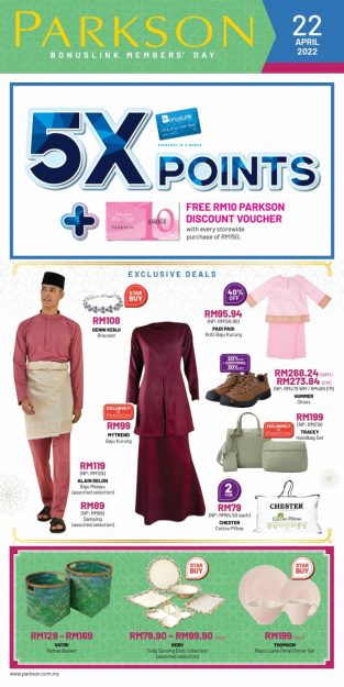 Parkson-Bonuslink-Members-Day-5X-Points-Promotion-313x625 - Johor Kedah Kelantan Kuala Lumpur Melaka Negeri Sembilan Pahang Penang Perak Perlis Promotions & Freebies Putrajaya Sabah Sarawak Selangor Terengganu 