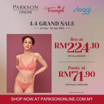 Parkson-Online-Triumph-Sloggi-4.4-Sale-3-350x350 - Fashion Accessories Fashion Lifestyle & Department Store Johor Kedah Kelantan Kuala Lumpur Lingerie Malaysia Sales Melaka Negeri Sembilan Online Store Pahang Penang Perak Perlis Putrajaya Sabah Sarawak Selangor Terengganu Underwear 