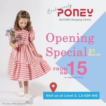 Poney-Opening-Special-at-Mytown-KL-350x349 - Baby & Kids & Toys Kuala Lumpur Promotions & Freebies Selangor 