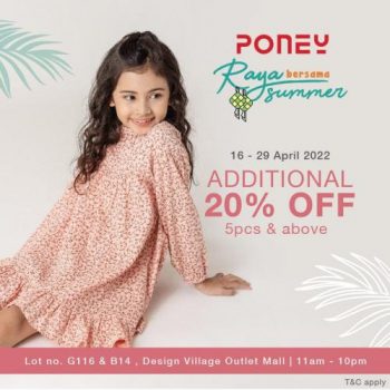 Poney-Raya-Sale-at-Design-Village-Penang-350x350 - Baby & Kids & Parenting Children Fashion Malaysia Sales Penang 