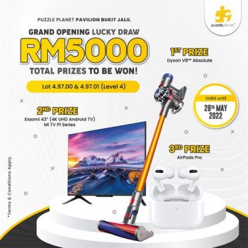 Puzzle-Planet-Grand-Opening-Lucky-Draw-350x350 - Events & Fairs Kuala Lumpur Others Selangor 