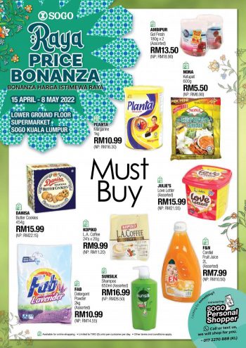SOGO-Supermarket-Raya-Price-Bonanza-Promotion-350x495 - Kuala Lumpur Promotions & Freebies Selangor Supermarket & Hypermarket 