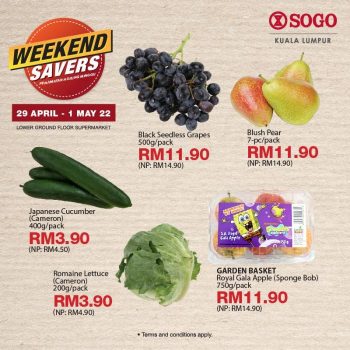 SOGO-Supermarket-Weekend-Savers-Promotion-1-2-350x350 - Kuala Lumpur Promotions & Freebies Selangor Supermarket & Hypermarket 