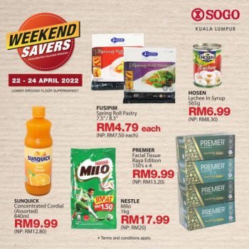 SOGO-Supermarket-Weekend-Savers-Promotion-3-1-350x350 - Kuala Lumpur Promotions & Freebies Selangor Supermarket & Hypermarket 