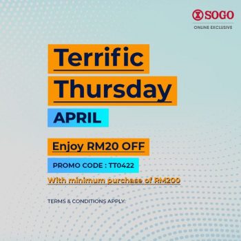 SOGO-Terrific-Thursday-Deal-350x350 - Beauty & Health Fragrances Johor Kedah Kelantan Kuala Lumpur Melaka Negeri Sembilan Pahang Penang Perak Perlis Promotions & Freebies Putrajaya Sabah Sarawak Selangor Terengganu 