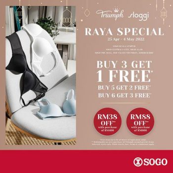 SOGO-Triumph-Sloggi-Raya-Sale-350x350 - Fashion Accessories Fashion Lifestyle & Department Store Johor Kuala Lumpur Lingerie Malaysia Sales Selangor Underwear 