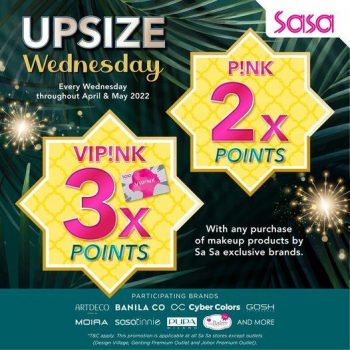 SaSa-Upsize-Wednesday-Promotion-350x350 - Beauty & Health Cosmetics Fragrances Johor Kedah Kelantan Kuala Lumpur Melaka Negeri Sembilan Pahang Penang Perak Perlis Personal Care Promotions & Freebies Putrajaya Sabah Sarawak Selangor Skincare Terengganu 