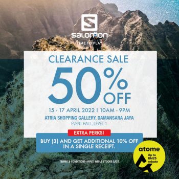 Salomon-Clearance-Sale-350x350 - Others Outdoor Sports Selangor Sports,Leisure & Travel Warehouse Sale & Clearance in Malaysia 