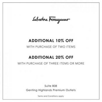 Salvatore-Ferragamo-Special-Sale-at-Genting-Highlands-Premium-Outlets-350x350 - Bags Fashion Accessories Fashion Lifestyle & Department Store Footwear Malaysia Sales Pahang 