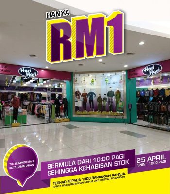 Samarahan-City-Day-Clothing-Center-RM1-Opening-Promotion-350x399 - Apparels Fashion Accessories Fashion Lifestyle & Department Store Promotions & Freebies Sarawak 