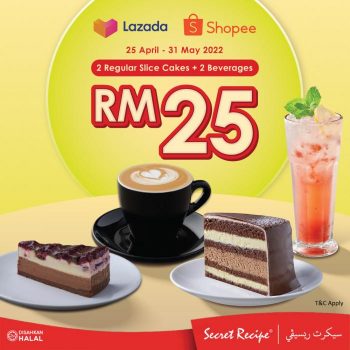 Secret-Recipe-25th-Anniversary-Promotion-on-Lazada-Shopee-350x350 - Beverages Food , Restaurant & Pub Johor Kedah Kelantan Kuala Lumpur Melaka Negeri Sembilan Online Store Pahang Penang Perak Perlis Promotions & Freebies Putrajaya Sabah Sarawak Selangor Terengganu 