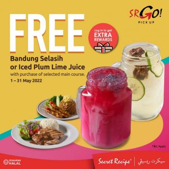 Secret-Recipe-SR-Go-Pick-Up-Free-Drink-Promotion-350x350 - Beverages Food , Restaurant & Pub Johor Kedah Kelantan Kuala Lumpur Melaka Negeri Sembilan Online Store Pahang Penang Perak Perlis Promotions & Freebies Putrajaya Sabah Sarawak Selangor Terengganu 