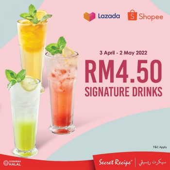 Secret-Recipe-Shopee-Lazada-Signature-Drinks-Promotion-350x350 - Beverages Food , Restaurant & Pub Johor Kedah Kelantan Kuala Lumpur Melaka Negeri Sembilan Online Store Pahang Penang Perak Perlis Promotions & Freebies Putrajaya Sabah Sarawak Selangor Terengganu 