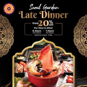 Seoul-Garden-Ramadan-Late-Dinner-20-OFF-Promotion-350x350 - Beverages Food , Restaurant & Pub Johor Kedah Kelantan Kuala Lumpur Melaka Negeri Sembilan Pahang Penang Perak Perlis Promotions & Freebies Putrajaya Sabah Sarawak Selangor Terengganu 