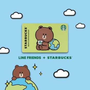 Starbucks-LINE-FRIENDS-Earth-Day-Card-350x350 - Beverages Food , Restaurant & Pub Johor Kedah Kelantan Kuala Lumpur Melaka Negeri Sembilan Pahang Penang Perak Perlis Promotions & Freebies Putrajaya Sabah Sarawak Selangor Terengganu 