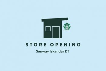 Starbucks-Opening-Deal-at-Bandar-Sunway-Iskandar-Puteri-350x234 - Beverages Food , Restaurant & Pub Johor Promotions & Freebies 