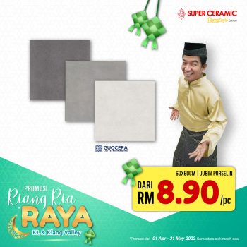 Super-Ceramic-Tiles-Design-Riang-Ria-Raya-Promotion-6-350x350 - Building Materials Flooring Home & Garden & Tools Johor Kedah Kelantan Kuala Lumpur Melaka Negeri Sembilan Pahang Penang Perak Perlis Promotions & Freebies Putrajaya Sabah Safety Tools & DIY Tools Sanitary & Bathroom Sarawak Selangor Terengganu 