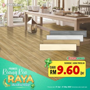 Super-Ceramic-Tiles-Design-Riang-Ria-Raya-Promotion-8-350x350 - Building Materials Flooring Home & Garden & Tools Johor Kedah Kelantan Kuala Lumpur Melaka Negeri Sembilan Pahang Penang Perak Perlis Promotions & Freebies Putrajaya Sabah Safety Tools & DIY Tools Sanitary & Bathroom Sarawak Selangor Terengganu 