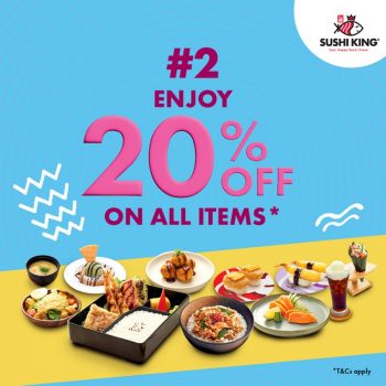 Sushi-King-20-off-Promo-2-350x350 - Beverages Food , Restaurant & Pub Johor Kedah Kelantan Kuala Lumpur Melaka Negeri Sembilan Pahang Penang Perak Perlis Promotions & Freebies Putrajaya Sabah Sarawak Selangor Sushi Terengganu 