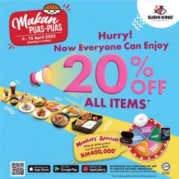 Sushi-King-Makan-Puas-Puas-Deal-350x350 - Beverages Food , Restaurant & Pub Johor Kedah Kelantan Kuala Lumpur Melaka Negeri Sembilan Pahang Penang Perak Perlis Promotions & Freebies Putrajaya Sabah Sarawak Selangor Sushi Terengganu 