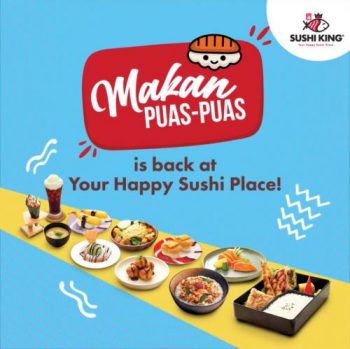 Sushi-King-Makan-Puas-Puas-Promotion-350x349 - Beverages Food , Restaurant & Pub Johor Kedah Kelantan Kuala Lumpur Melaka Negeri Sembilan Pahang Penang Perak Perlis Promotions & Freebies Putrajaya Sabah Sarawak Selangor Sushi Terengganu 