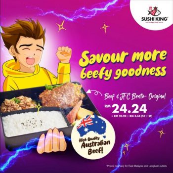 Sushi-King-More-Beef-More-Powerrr-Promotion-1-350x350 - Beverages Food , Restaurant & Pub Johor Kedah Kelantan Kuala Lumpur Melaka Negeri Sembilan Pahang Penang Perak Perlis Promotions & Freebies Putrajaya Sabah Sarawak Selangor Terengganu 