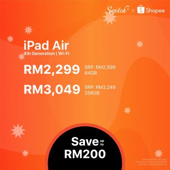 Switch-Shopee-Pay-Day-Sale-8-350x350 - Computer Accessories Electronics & Computers IT Gadgets Accessories Johor Kedah Kelantan Kuala Lumpur Malaysia Sales Melaka Negeri Sembilan Online Store Pahang Penang Perak Perlis Putrajaya Sabah Sarawak Selangor Terengganu 