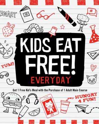 TGI-Fridays-Kids-Eat-Free-Promotion-350x438 - Beverages Food , Restaurant & Pub Johor Kedah Kelantan Kuala Lumpur Melaka Negeri Sembilan Pahang Penang Perak Perlis Promotions & Freebies Putrajaya Sabah Sarawak Selangor Terengganu 