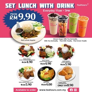 TeaHours-Set-Lunch-Promotion-350x350 - Beverages Food , Restaurant & Pub Johor Kedah Kelantan Kuala Lumpur Melaka Negeri Sembilan Pahang Penang Perak Perlis Promotions & Freebies Putrajaya Sabah Sarawak Selangor Terengganu 
