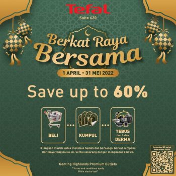 Tefal-Raya-Sale-at-Genting-Highlands-Premium-Outlets-350x350 - Electronics & Computers Home Appliances Kitchen Appliances Malaysia Sales Pahang 