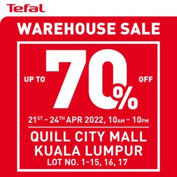 Tefal-Warehouse-Sale-at-Quill-City-Mall-350x350 - Electronics & Computers Home Appliances IT Gadgets Accessories Kitchen Appliances Kuala Lumpur Selangor Warehouse Sale & Clearance in Malaysia 