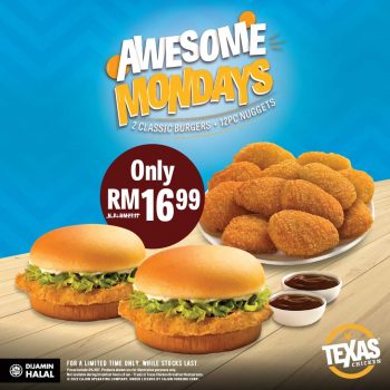 Texas-Chicken-Awesome-Monday-Promotion-350x350 - Beverages Food , Restaurant & Pub Johor Kedah Kelantan Kuala Lumpur Melaka Negeri Sembilan Pahang Penang Perak Perlis Promotions & Freebies Putrajaya Sabah Sarawak Selangor Terengganu 