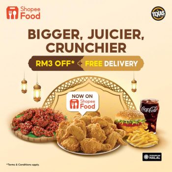 Texas-Chicken-ShopeeFood-Promotion-350x350 - Beverages Food , Restaurant & Pub Johor Kedah Kelantan Kuala Lumpur Melaka Negeri Sembilan Online Store Pahang Penang Perak Perlis Promotions & Freebies Putrajaya Sabah Sarawak Selangor Terengganu 