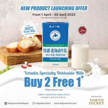 Tokyo-Secret-Hokkaido-Milk-Buy-2-Free-1-Promotion-350x350 - Beverages Food , Restaurant & Pub Johor Kuala Lumpur Promotions & Freebies Selangor 