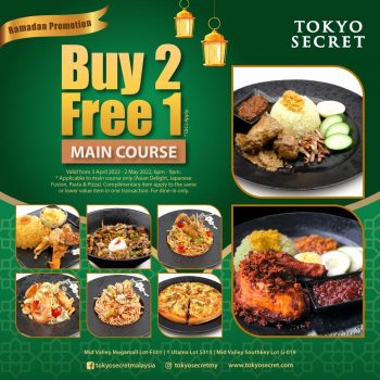 Tokyo-Secret-Ramadan-Promotion-350x350 - Beverages Food , Restaurant & Pub Johor Kedah Kelantan Kuala Lumpur Melaka Negeri Sembilan Pahang Penang Perak Perlis Promotions & Freebies Putrajaya Sabah Sarawak Selangor Terengganu 