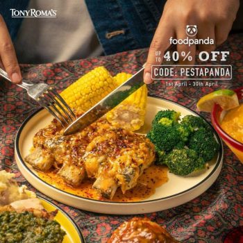 Tony-Romas-Foodpanda-PestaPanda-40-OFF-Promotion-350x350 - Beverages Food , Restaurant & Pub Johor Kedah Kelantan Kuala Lumpur Melaka Negeri Sembilan Online Store Pahang Penang Perak Perlis Promotions & Freebies Putrajaya Sabah Sarawak Selangor Terengganu 