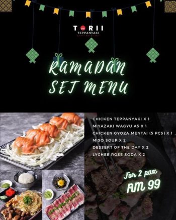 Torii-Teppanyaki-Ramadan-Promo-at-Quayside-MALL-350x438 - Beverages Food , Restaurant & Pub Promotions & Freebies Selangor 