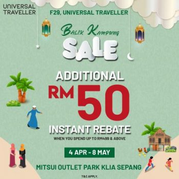 Universal-Traveller-Balik-Kampung-Sale-at-Mitsui-Outlet-Park-350x350 - Hotels Malaysia Sales Selangor Sports,Leisure & Travel 