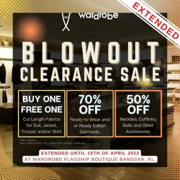 Wardrobe-Blowout-Sale-Extended-350x350 - Apparels Fashion Accessories Fashion Lifestyle & Department Store Kuala Lumpur Malaysia Sales Selangor 