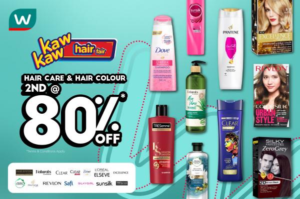 31 Mar-4 Apr 2022: Watsons Hair Care & Hair Colour Sale - 31 Mar-4 Apr 2022: Watsons Hair Care & Hair Colour Sale -