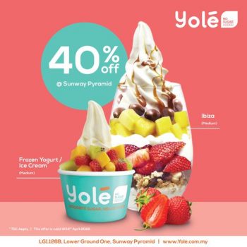 Yole-40-off-Promo-350x350 - Beverages Food , Restaurant & Pub Ice Cream Promotions & Freebies Selangor 