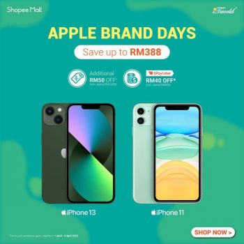 iTworld-Shopee-Apple-Brand-Days-Deal-350x350 - Electronics & Computers IT Gadgets Accessories Johor Kedah Kelantan Kuala Lumpur Melaka Mobile Phone Negeri Sembilan Online Store Pahang Penang Perak Perlis Promotions & Freebies Putrajaya Sabah Sarawak Selangor Terengganu 