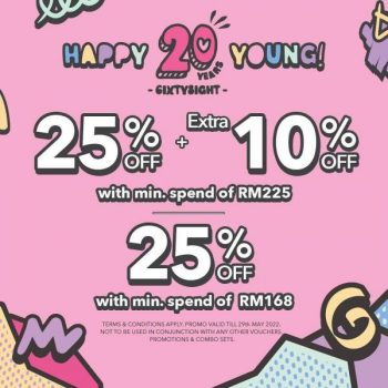6IXTY8IGHT-20-Years-Sale-at-Johor-Premium-Outlets-1-350x350 - Apparels Fashion Accessories Fashion Lifestyle & Department Store Johor Malaysia Sales Underwear 