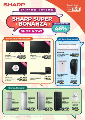 AEON-BiG-Sharp-Brand-Fair-Sale-350x495 - Electronics & Computers Home Appliances Johor Kedah Kelantan Kitchen Appliances Kuala Lumpur Malaysia Sales Melaka Negeri Sembilan Pahang Penang Perak Perlis Putrajaya Sabah Sarawak Selangor Supermarket & Hypermarket Terengganu 