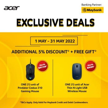 Acer-Exclusive-Deals-Promotion-with-Maybank-350x350 - Bank & Finance Computer Accessories Electronics & Computers IT Gadgets Accessories Johor Kedah Kelantan Kuala Lumpur Maybank Melaka Negeri Sembilan Online Store Pahang Penang Perak Perlis Promotions & Freebies Putrajaya Sabah Sarawak Selangor Terengganu 