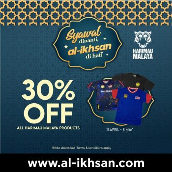 Al-Ikhsan-Harimau-Malaya-Collection-Sale-350x350 - Apparels Fashion Accessories Fashion Lifestyle & Department Store Footwear Johor Kedah Kelantan Kuala Lumpur Malaysia Sales Melaka Negeri Sembilan Pahang Penang Perak Perlis Putrajaya Sabah Sarawak Selangor Terengganu 