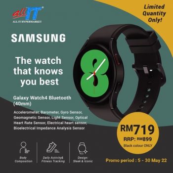 All-It-Hypermarket-Samsung-Galaxy-Watch-4-Promo-1-350x350 - Computer Accessories Electronics & Computers IT Gadgets Accessories Johor Kedah Kelantan Kuala Lumpur Melaka Negeri Sembilan Online Store Pahang Penang Perak Perlis Promotions & Freebies Putrajaya Sabah Sarawak Selangor Terengganu 